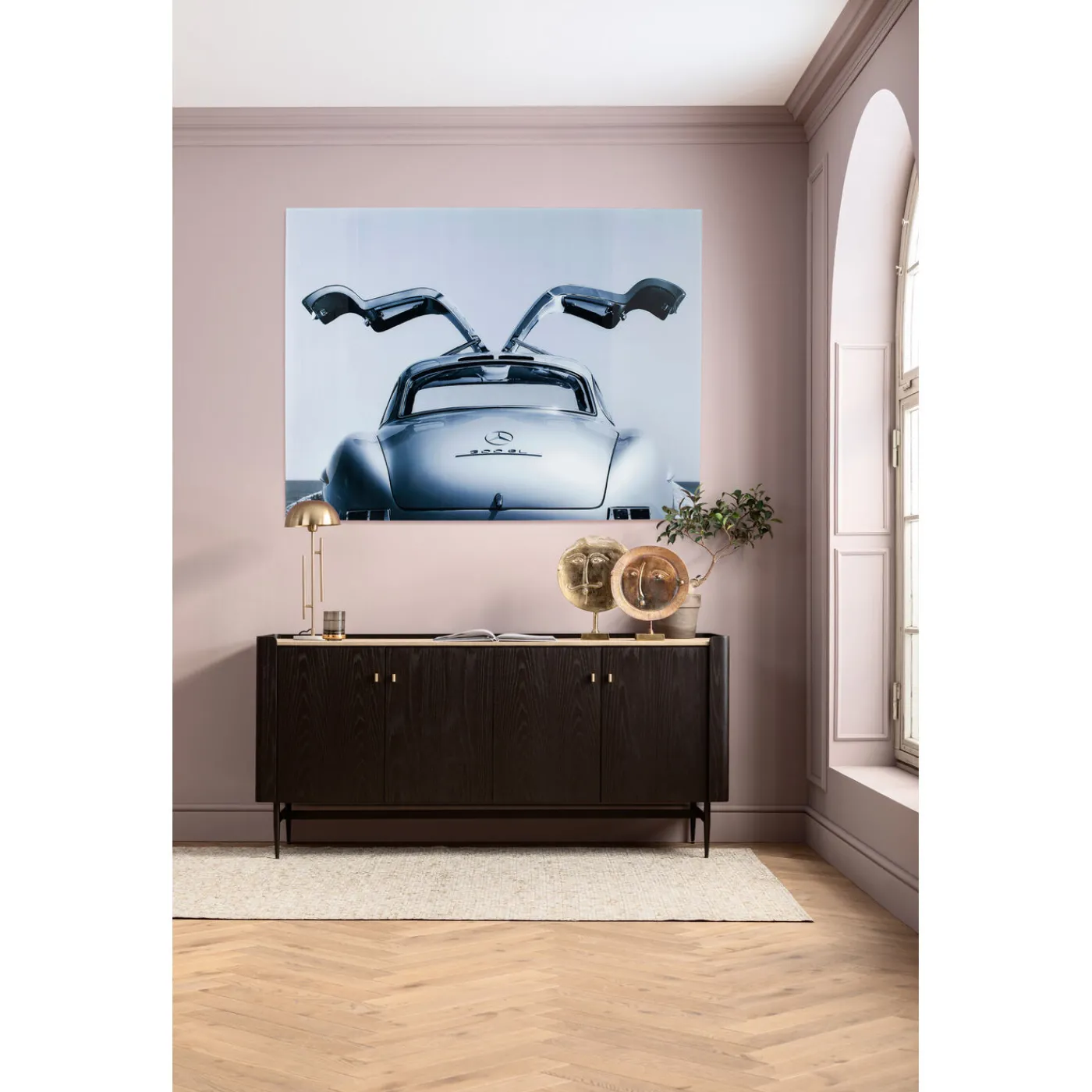 KARE Design Tableau En Verre Oldtimer Back 160X120Cm