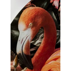 KARE Design Tableau En Verre Proud Flamingo O100Cm
