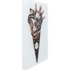 KARE Design Tableau En Verre Rich Ice Cream 60X80Cm