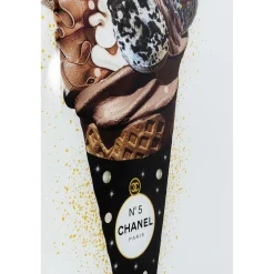KARE Design Tableau En Verre Rich Ice Cream 60X80Cm