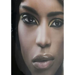 KARE Design Tableau En Verre Royal Headdress Face 100X150Cm