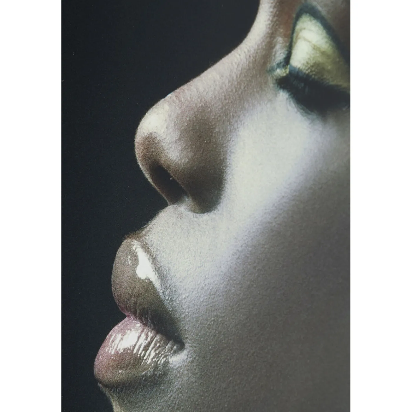 KARE Design Tableau En Verre Royal Headdress Profile 100X150Cm