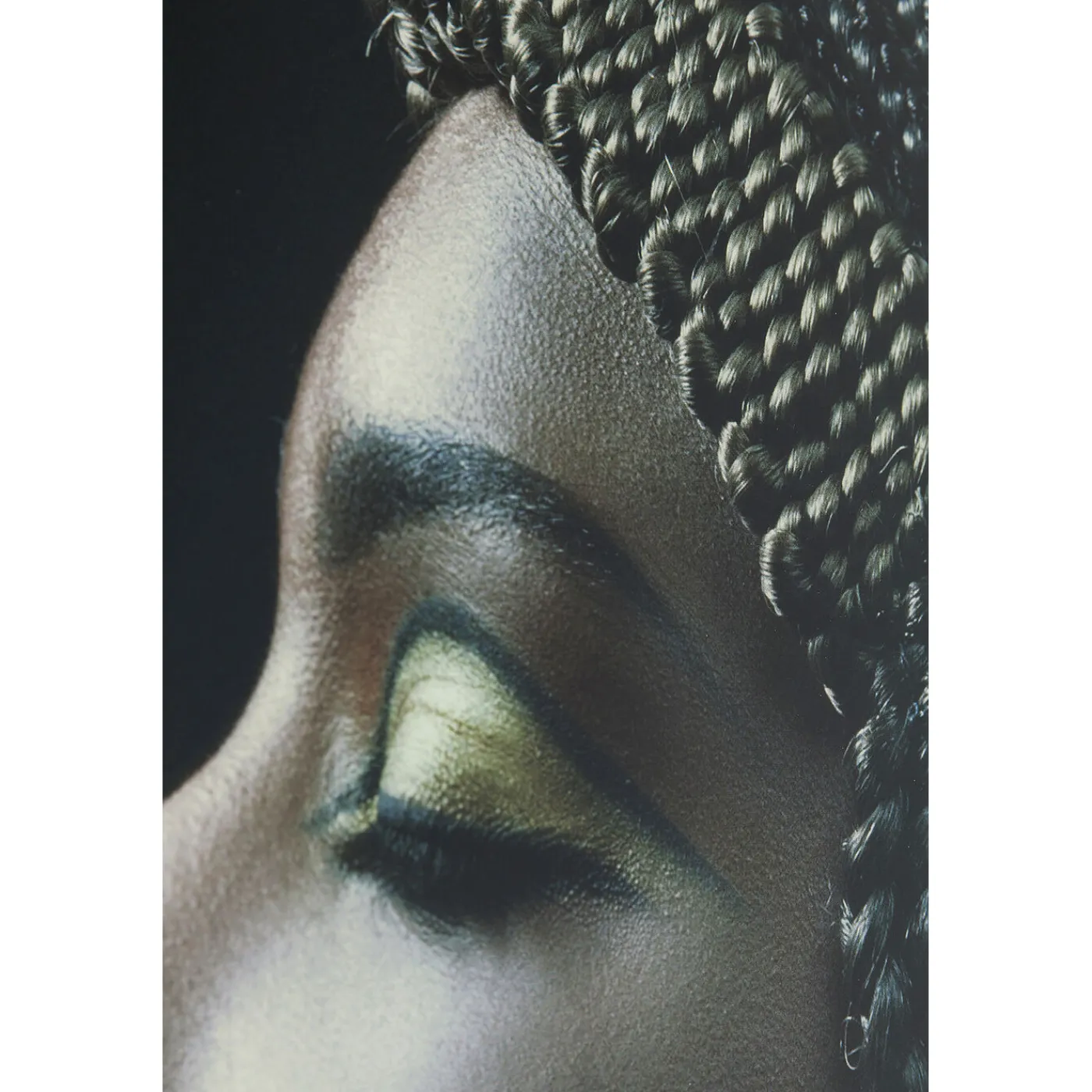 KARE Design Tableau En Verre Royal Headdress Profile 100X150Cm