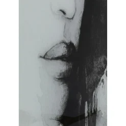 KARE Design Tableau En Verre Smokey Face 100X150Cm