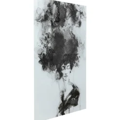 KARE Design Tableau En Verre Smokey Hair 100X150Cm