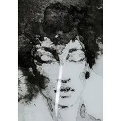 KARE Design Tableau En Verre Smokey Hair 100X150Cm