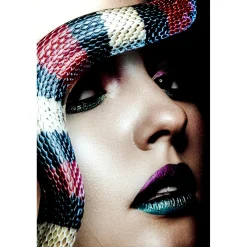 KARE Design Tableau En Verre Snake Girl 80X120Cm