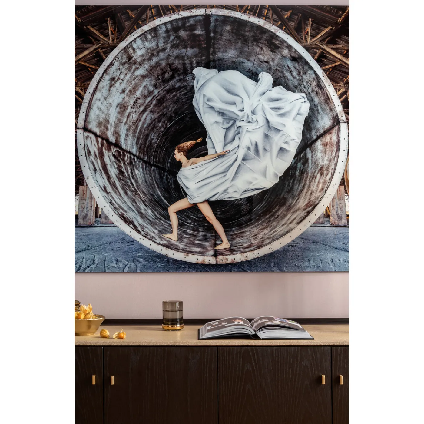 KARE Design Tableau En Verre Time Traveller 180X120Cm