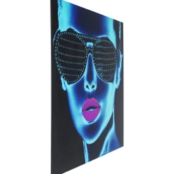 KARE Design Tableau En Verre Tough Girl Girl 120X120Cm45Cm