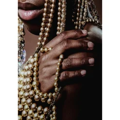 KARE Design Tableau En Verre Traditional Beads Man 100X150Cm