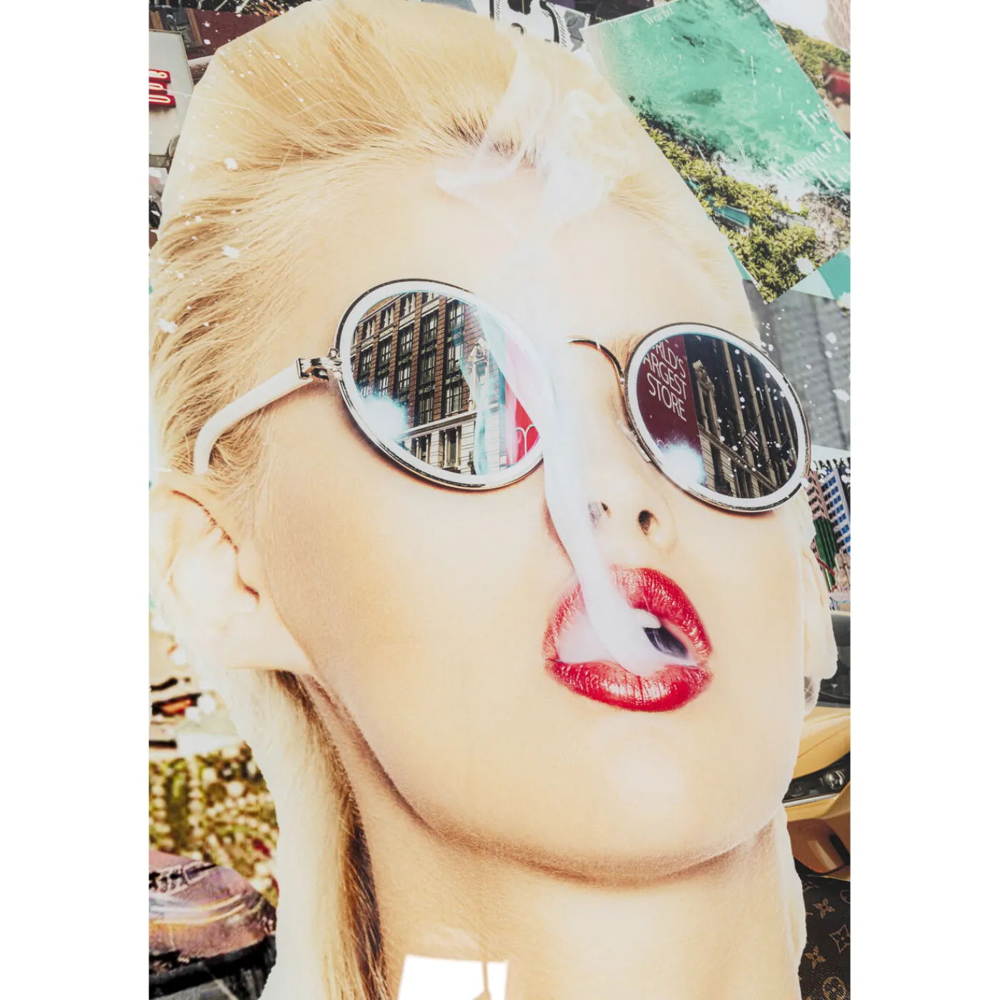 KARE Design Tableau En Verre Trendy Shopper 120X150Cm