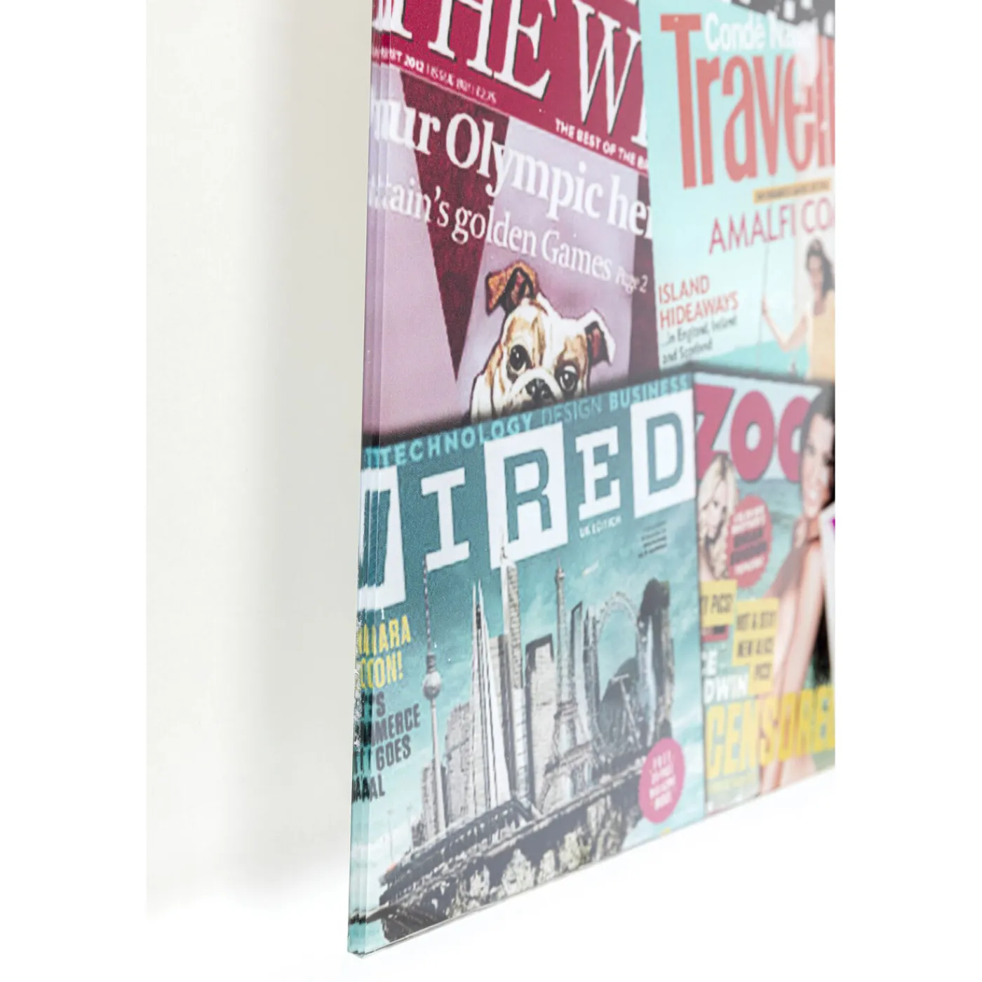 KARE Design Tableau En Verre Trendy Shopper 120X150Cm