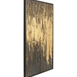 KARE Design Tableau Encadre Abstract Noir 80X120Cm