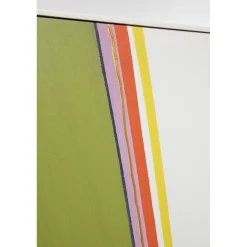 KARE Design Tableau Encadre Abstract Shapes Khaki 73X103Cm