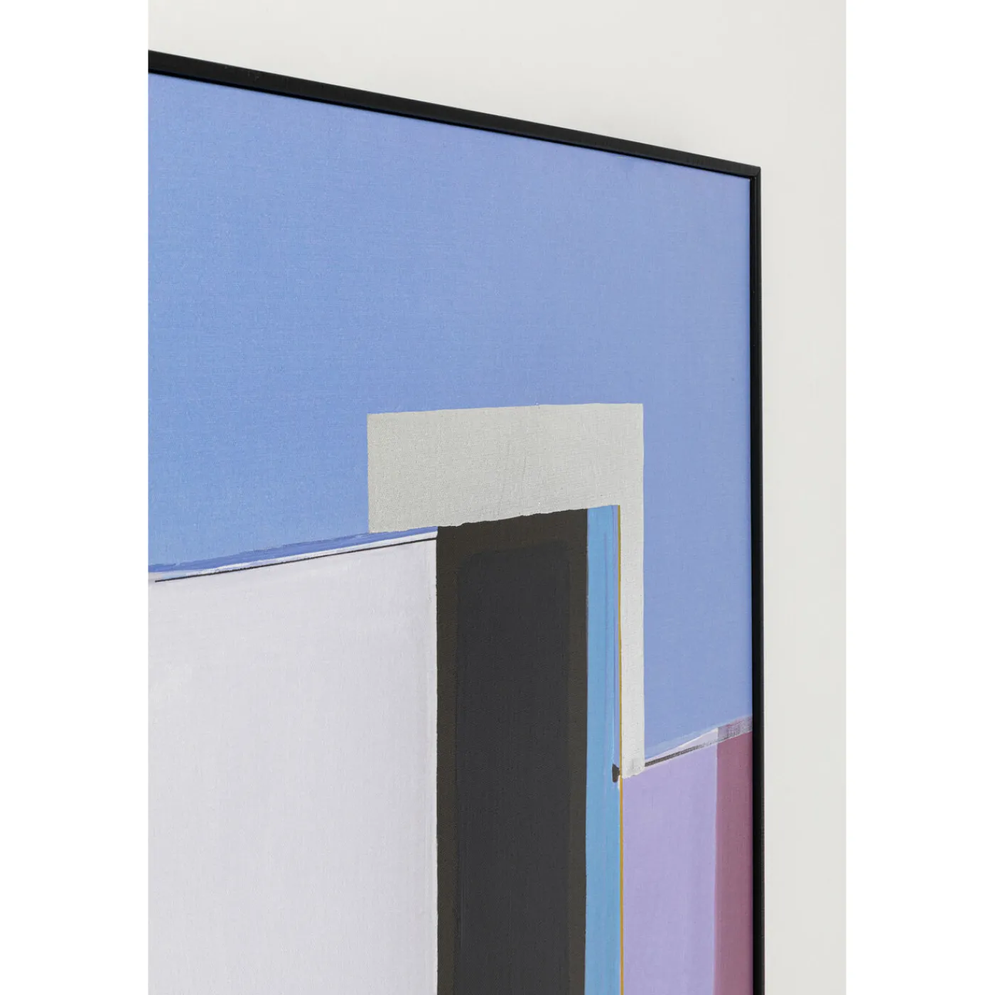 KARE Design Tableau Encadre Abstract Shapes Violet 113X113Cm