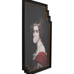 KARE Design Tableau Encadre Bubble Gum 80X120Cm