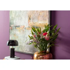 KARE Design Tableau Encadre Dust Dore 120X120Cm