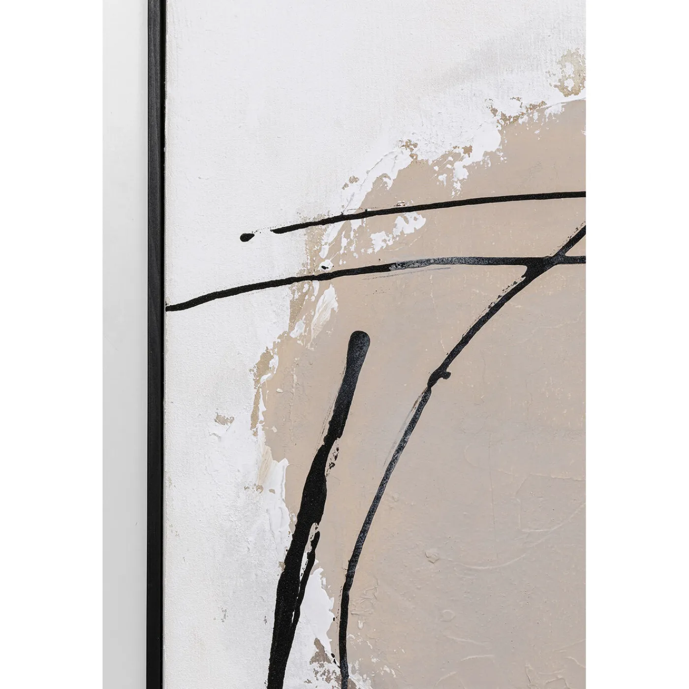 KARE Design Tableau Encadre Dust Gris 100X100Cm