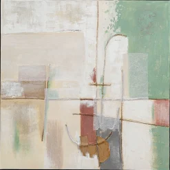 KARE Design Tableau Encadre Dust Vert 120X120Cm