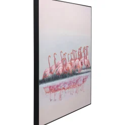 KARE Design Tableau Encadre Flamingos 100X120Cm