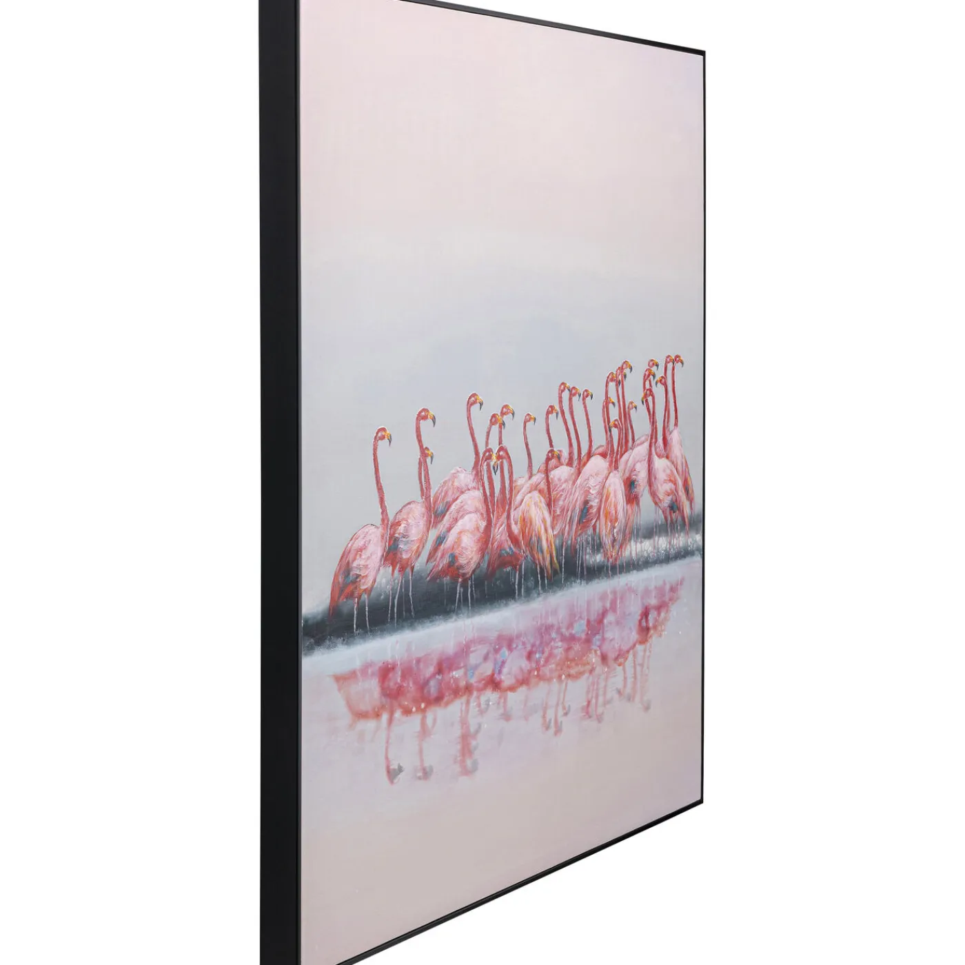 KARE Design Tableau Encadre Flamingos 100X120Cm