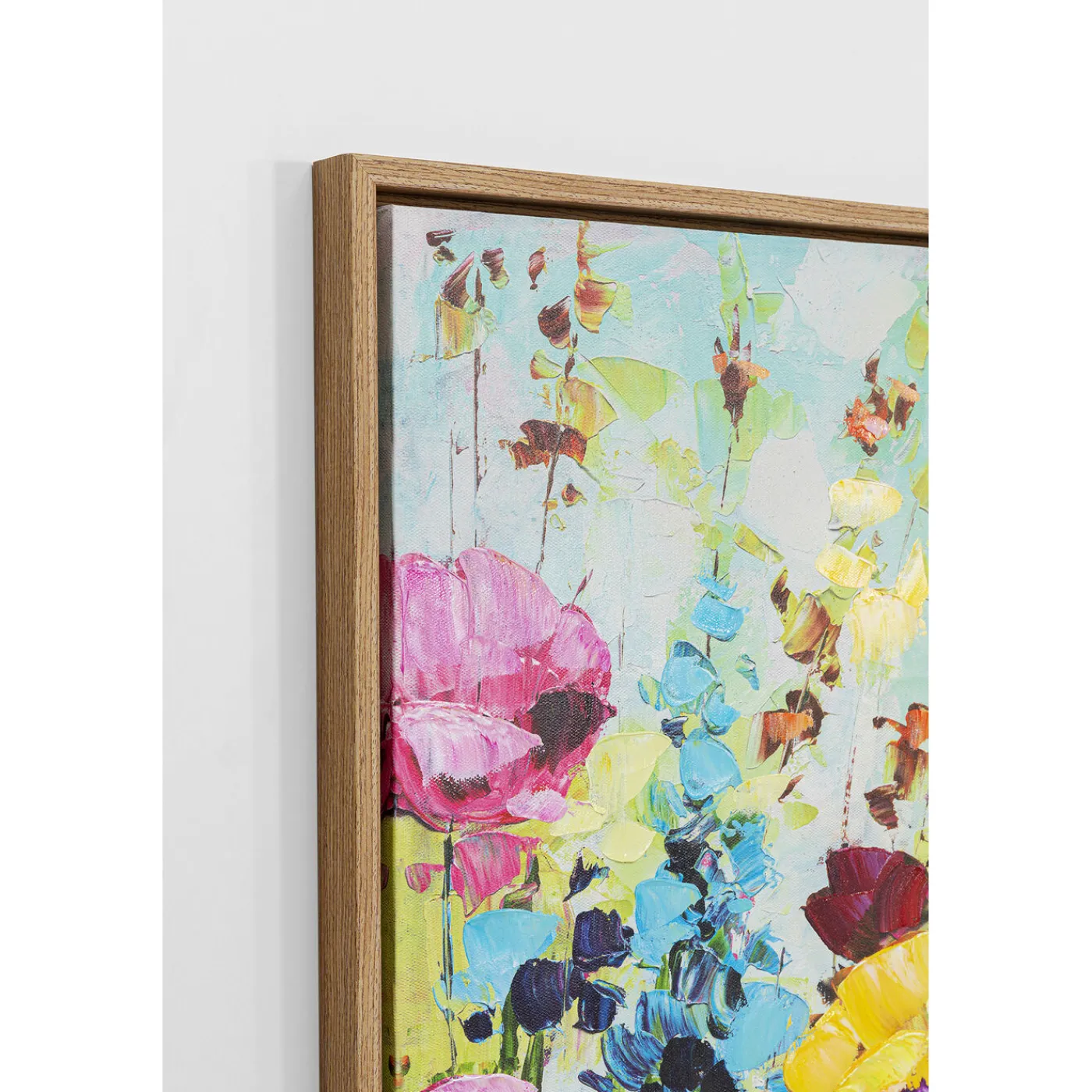 KARE Design Tableau Encadre Flowery Meadow 100X100Cm