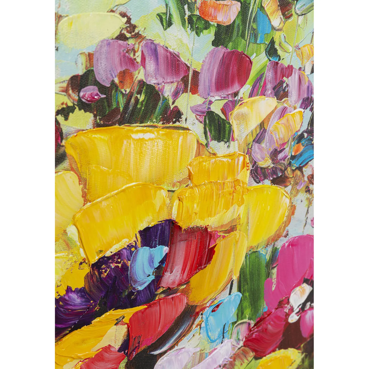 KARE Design Tableau Encadre Flowery Meadow 100X100Cm