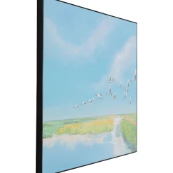 KARE Design Tableau Encadre Flying Birds 120X120Cm