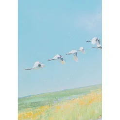 KARE Design Tableau Encadre Flying Birds 120X120Cm