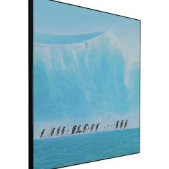 KARE Design Tableau Encadre Walking Penguins 140X140Cm