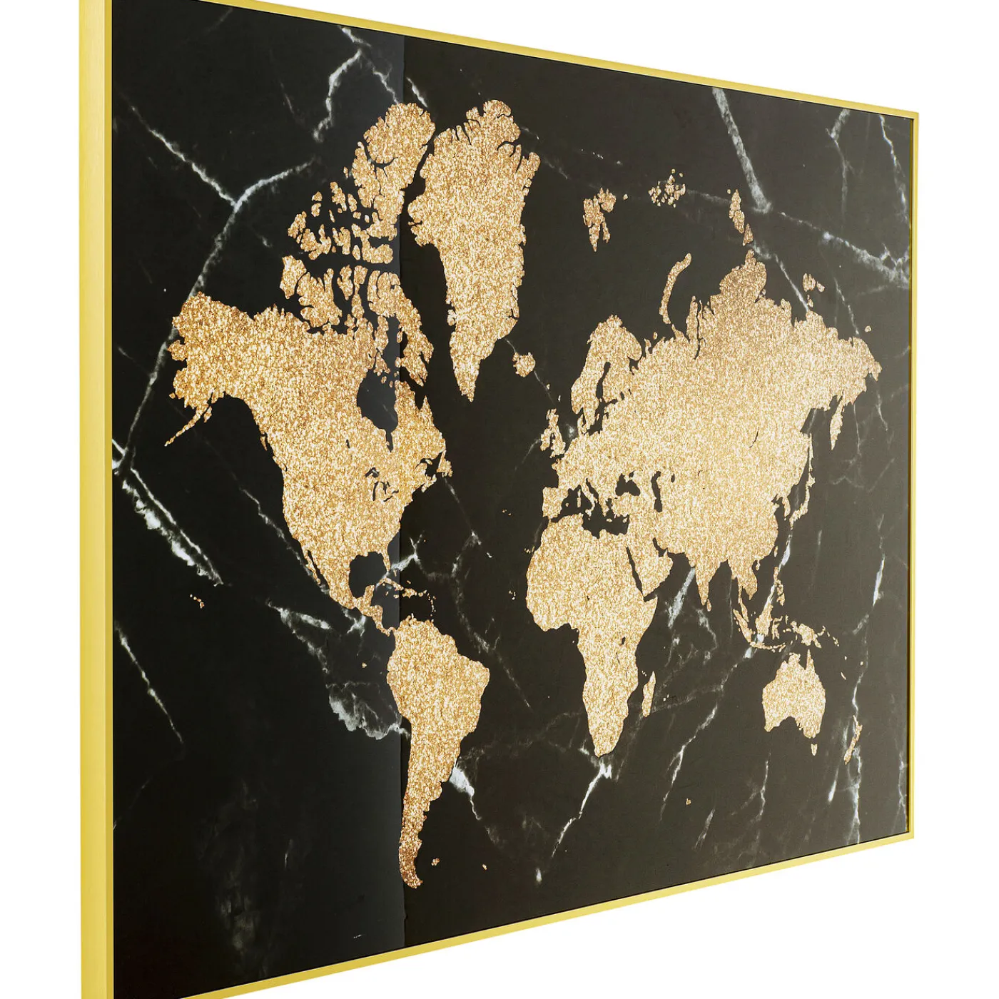KARE Design Tableau Encadre World Map 150X100Cm