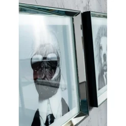 KARE Design Tableau Frame Mirror Designer Dog 60X60Cm