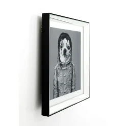KARE Design Tableau Frame Mirror King Dog 60X60Cm
