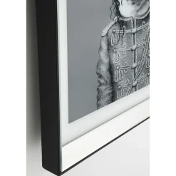 KARE Design Tableau Frame Mirror King Dog 60X60Cm