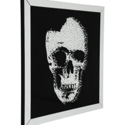 KARE Design Tableau Frame Mirror Skull 100X100Cm