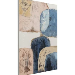 KARE Design Tableau Sur Toile Art Bubbles 90X120Cm