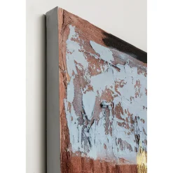 KARE Design Tableau Sur Toile Art Splash Orange 90X120Cm