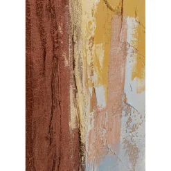 KARE Design Tableau Sur Toile Art Splash Orange 90X120Cm