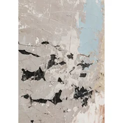 KARE Design Tableau Sur Toile Art Splash Bleu 90X120Cm