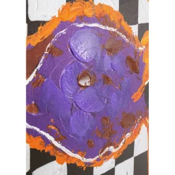 KARE Design Tableau Sur Toile Colorful Cows 120X90Cm