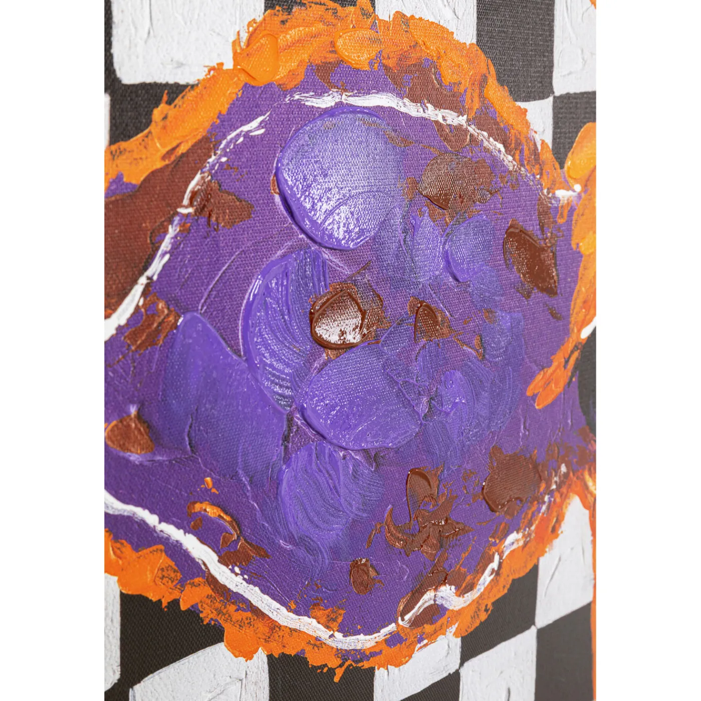 KARE Design Tableau Sur Toile Colorful Cows 120X90Cm