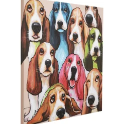 KARE Design Tableau Sur Toile Doggy Eye S 100X100Cm