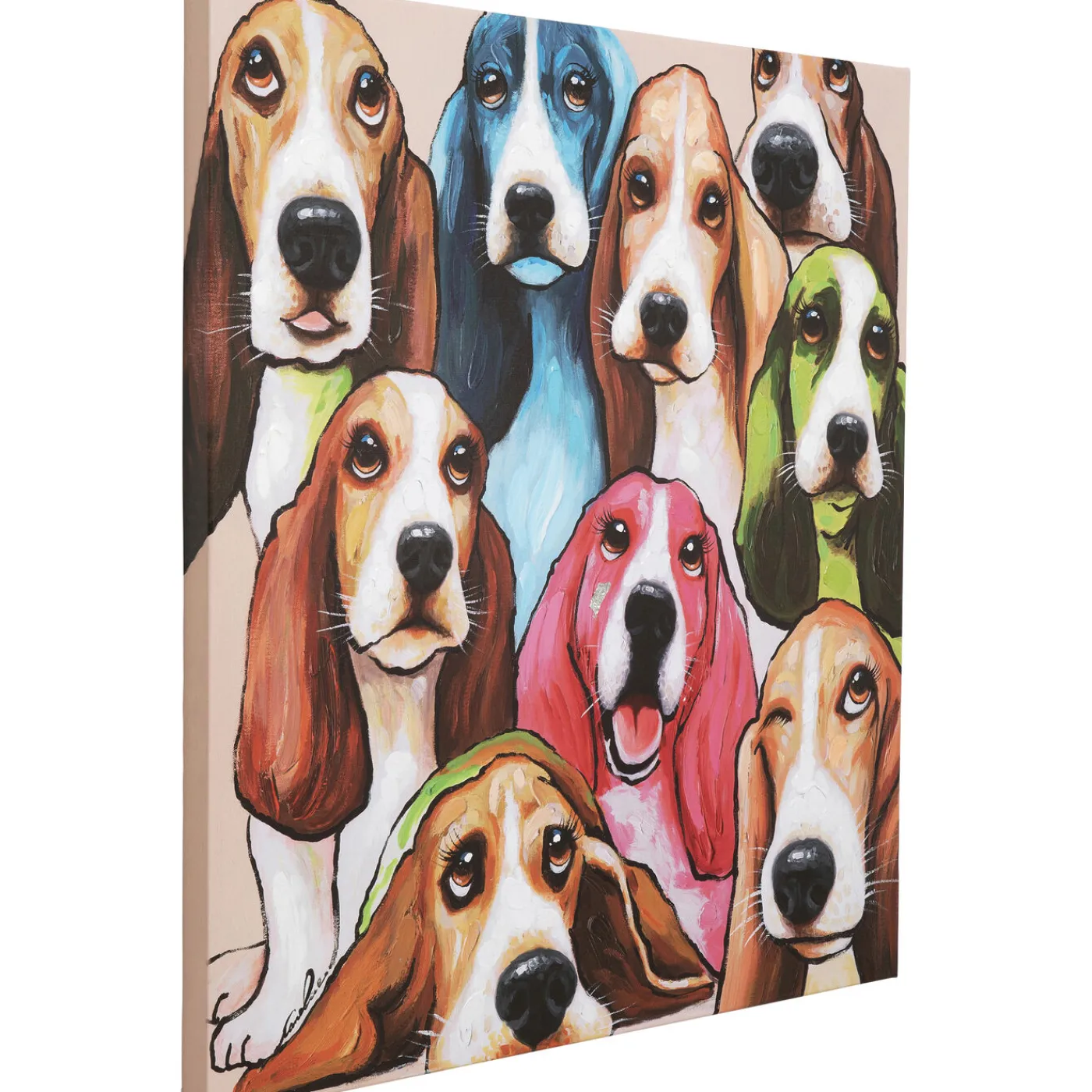 KARE Design Tableau Sur Toile Doggy Eye S 100X100Cm