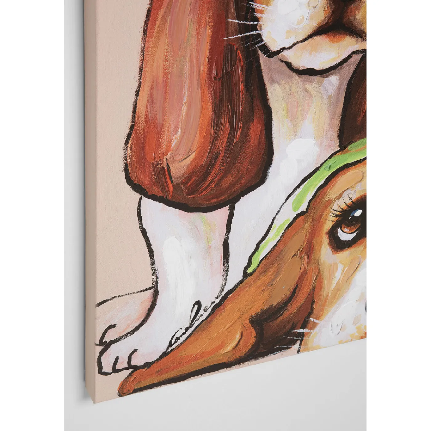 KARE Design Tableau Sur Toile Doggy Eye S 100X100Cm