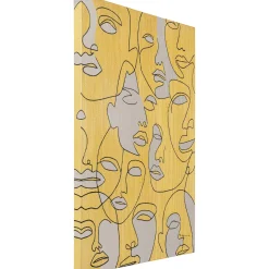 KARE Design Tableau Sur Toile Faces 70X100Cm