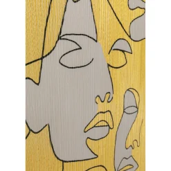 KARE Design Tableau Sur Toile Faces 70X100Cm