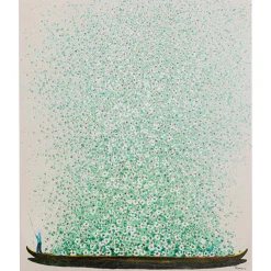 KARE Design Tableau Sur Toile Flower Boat Beige Vert 120X160Cm