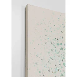 KARE Design Tableau Sur Toile Flower Boat Beige Vert 120X160Cm