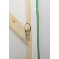 KARE Design Tableau Sur Toile Flower Boat Vert Jaune 80X100Cm