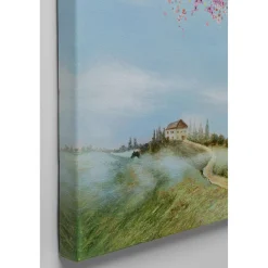 KARE Design Tableau Sur Toile Flying Elephant In Day 120X160Cm